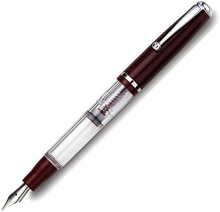 Stipula Splash Piston Fountain Pen, Bordeaux, V Flex Nib by Stipula