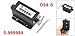 uxcell D94-S 0-999999 6 Digit Rotary Knob Resettable Mechanical Pulling Counter