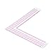 Plastic L Shape Ruler Curve Sewing Measure Professional Tailor Craft Tool(5808)