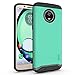 Motorola Moto G6 Case, TUDIA Slim-Fit Heavy Duty [Merge] Extreme Protection/Rugged but Slim Dual Layer Case for Motorola Moto G6 (Mint) primary