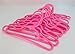 Doll Hangers Set of 12 Plastic Hangers Pink for 18 inch Doll Clothes