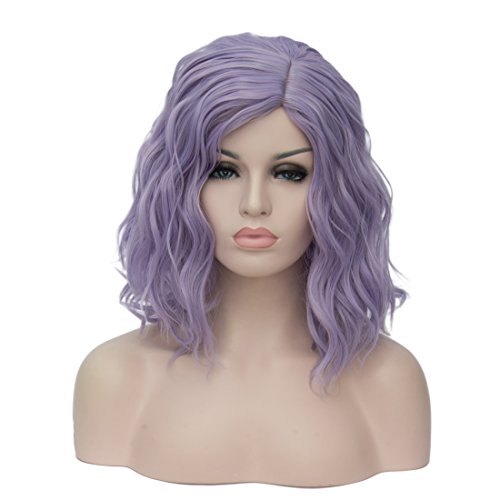 Lady And The Fool Costumes - TopWigy Light Purple Cosplay Wig Medium