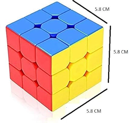 Fiddlys High Stability Stickerless Speed Cube (3x3x3)