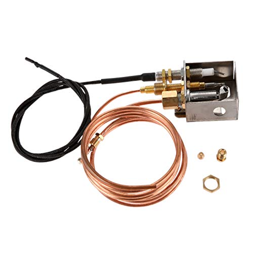 gohantee Propane Gas Part Pilot Burner Assembly Safety Replacement for Propane Igniter Kit Fits for Fire Pits