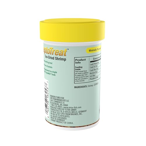 REPTOTREAT GAMMARUS 0.35 OUNCE, SHRIMP TREAT FOR AQUATIC TURTLES, NEWTS AND FROGS,100% SHRIMP