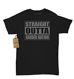 Expression Tees Straight Outta Raider Nation Womens T-shirt