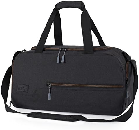 MarsBro Water Resistant Sports Gym Travel Weekender Duffel Bag with Shoe Compartment