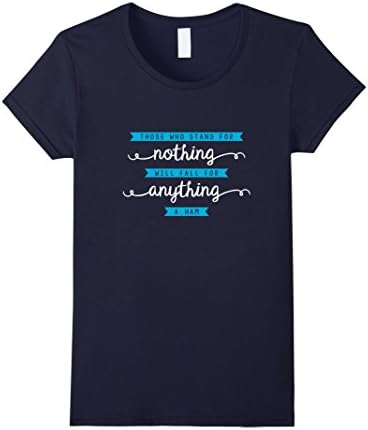 Womens Alexander Hamilton Quote Tee Small Navy