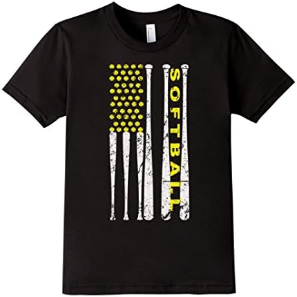 Kids Softball t shirts 12 Black