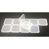 10 pcs SD MMC / SDHC PRO DUO Memory Card Plastic Storage Jewel Case (memory card not included)