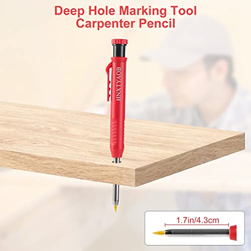 Mechanical Carpenter Pencil Set with Sharpener + Organizer + 13 Leads