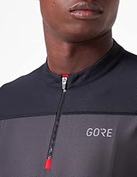 GORE WEAR Men's C3 Zip Jersey, Terra Grey/Black, XXL
