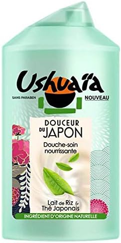Ushuaïa Nourishing Shower Gel Japanese Rice Milk and Tea, 250 ml, 250 ml (Pack of 1)