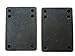 VJ Longboard Skateboard Riser Pads, Rubber, Set of 2, Size 3mm (1/8