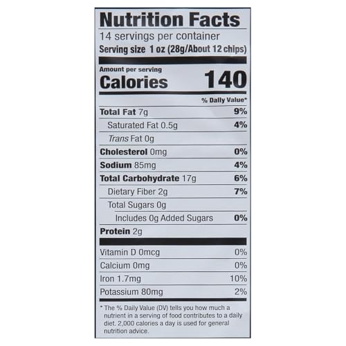 GARDEN OF EATIN’ ORGANIC BLUE CORN TORTILLA CHIP 14 OZ