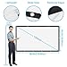 100 Inch 16:9 HD Projector Screen Support Double Sided Projection, LATIT Portable Widescreen Foldable Anti-Crease Projector Movies Screen for Indoor Outdoor Home Theater