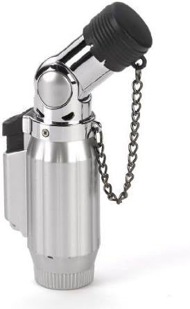 Vertigo Intimidator Quad Torch Lighter - Brushed Chrome & Chrome by Intimidator