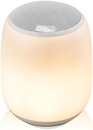 Q5 Bedside Lamp+ Portable Bluetooth Speaker, Subwoofer Speakers-Simple Style LED Night Light-Micro SD support-Color Changing Touch Table Lamps Camping Lantern Valentine's Day Gift