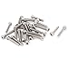 0.7mm Pitch M4x25mm Hexagon Socket Head Cap Screws Key Bolts 30 Pcs