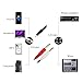 Kzeux 1/8 TRS to Dual 1/4 Audio Cable, 3.5mm TRS to 6.35mm Dual 1/4 TS Mono Y Splitter Audio Cable Adapter for SMA rtphone, Computer, Mixer, Amplifier Speaker, Home Stereo System (5FT)