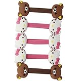 New Cute Monsters University Disney Cartoon Hello Kitty Cable Tie Cord Organizer Headset Headphone Earphone Wrap Winder/ Fixer Holder/cord Manager/cable Winder (3PCS cable Winder hello kitty & 1PCS Brown Bear & 1PCS Beige Bear)