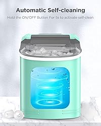 Silonn Ice Maker Machine Countertop, 26 lbs in 24