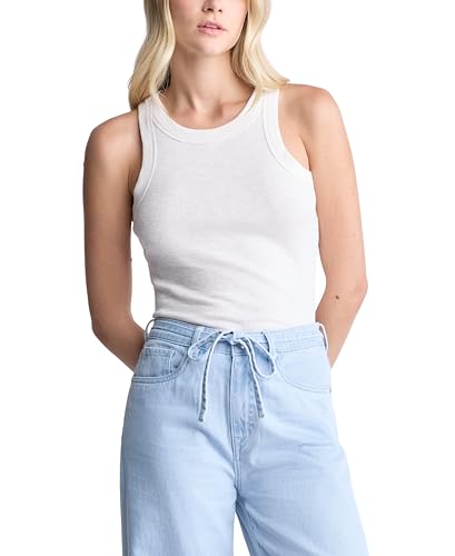 Buffalo David Bitton Women's Regine Tank Top, Cloud Dancer, Small