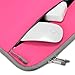 Unik Case - Neoprene Hot Pink Zipper Laptop Sleeve Bag Cover for All 13