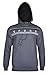 NBA San Antonio Spurs Men's Fleece Hoodie Pullover Sweatshirt Poly Midtown, X-Large, Charcoal