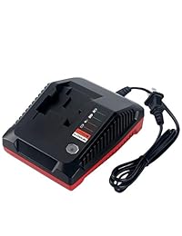 Biswaye Cargador PCXMVC para Porter Cable Cable inalámbrico Herramienta de Alimentación 18V NiCad NiMh Batería PC18B PC18BL PC18BLX, Cable Porter 2.0Ah 4.0Ah 18V Batería de Litio