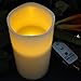 Single Flameless Candle - with On/Off Remote, 8 inches by 4 inches
