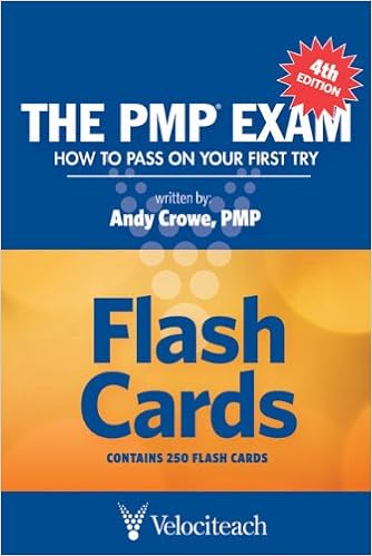 Amazon Com The Pmp Exam Flash Cards Test Prep Series