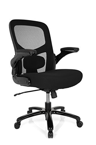 HJH-Office-736150-Sedia-da-Ufficio-XXL-carico-Pesante-Instructor-SW-Tessuto-in-MagliaTessuto