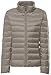 wantdo Women's Puffer Jacket Packable Travel Down Jacket Stand Collar (Khaki, Small)