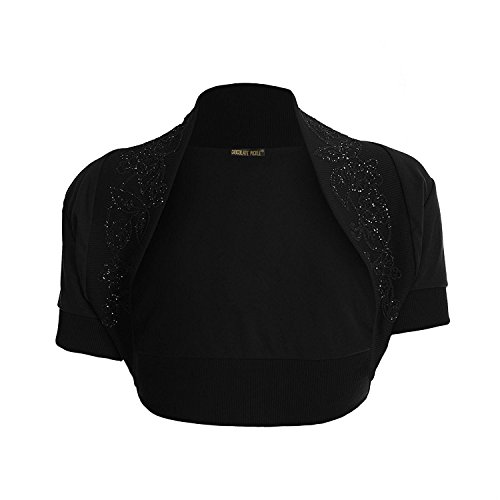 ladies black bolero cardigan