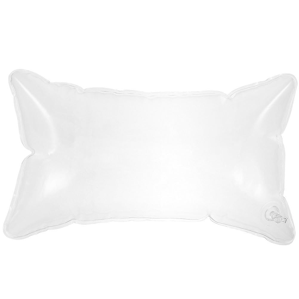 MAGICLULU Transparent Pillow Inflatable Cushion Hiking Pillow Outdoor Pillow Inserts Sleeping Inflatable Throw Cushion Air Pillows for Shipping Camping Travel Neck Pad Strip Pvc