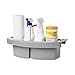 Rubbermaid Commercial BRUTE Maid Caddy compatible with BRUTE 44 GAL Containers, Gray, for Cleaning Tool Storage for Wipes/Spray Bottles/Brushes/Dustpans/Scrubbers/Gloves