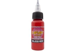 Authentic Radiant Colors U Pick Tattoo Ink MADE IN USA (1/2 OZ, BLOOD RED)