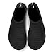 Coser Paradise Womens Mens Kids Water Shoes Quick-Dry Aqua Socks Barefoot Shoes for Outdoor Beach Swimming Surfing Yoga Pool Exercise, Stripe Black, EU38/39
