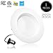 PARMIDA (1 Pack) 5/6 inch Dimmable LED Recessed Retrofit Downlight, 15W (120W Replacement), Easy Installation, 1100lm, Energy Star & ETL-Listed, LED Ceiling Down Light, LED Trim Can Lights, 3000K