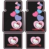 - 	 4PC Hello Kitty Sanrio Front and rear Floor Mats Car Suv Truck
