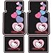 - 	 4PC Hello Kitty Sanrio Front and rear Floor Mats Car Suv Truck
