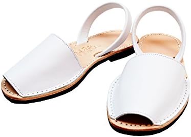 Simple Spaniard White Sandles For Women Classic Sandals For The Beach or Weddings (US 10)