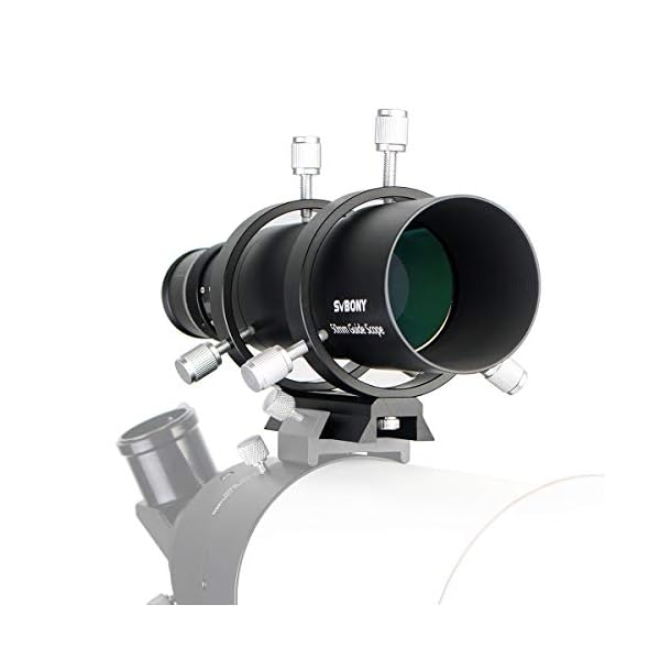 Svbony SV106 Teleskop Guiders, 60mm FMC Teleskope Sucher mit 240mm Brennweite Helical Fokussiergerät, Sucherfernrohre Teleskop Zubehör für Teleskop Astrokamera Autoguide Astrofotografie – Bild 3