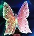 Butterfly Optic Fiber Color Changing Night Light Show - Pink