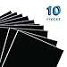 Black Adhesive Vinyl Sheets by VersaChalk (Set of 10, Vinyl Sheets 12x12