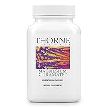 Thorne Research - Magnesium Citramate - Magnesium with Citrate-Malate to Promote Energy Production, Heart and Lung Function, and Metabolism of Sugar and Carbs - 90 Capsules