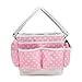 Everything Mary Pink Star Deluxe Store and Tote - Storage Craft Bag Organizer for Crafts, Sewing, Paper, Art, Desk, Canvas, Supplies Storage Organization with Handles for Travel