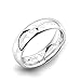 Blue dream 8mm Silver Tungsten Carbide Ring Lord of The Rings High Polished Domed Wedding Bands Size 6-13