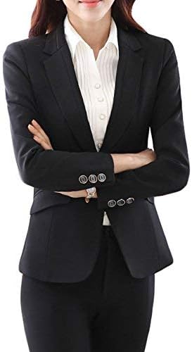 Amazon チーアン Tiann レディース スーツ 上下セット ジャケット パンツ パンツスーツ Ol オフィス 黒 グレー お洒落 春夏秋 カジュアル ファッション 通勤 卒業式 入社式 就活 ビジネス 事務服 大きいサイズ スーツ 通販